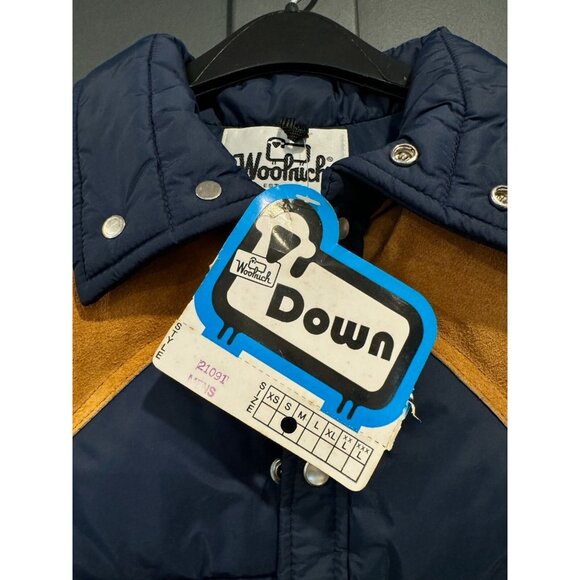 Woolrich Goose Down Puffer Vest Men’s Medium Blue New with Tag - Picture 2 of 5